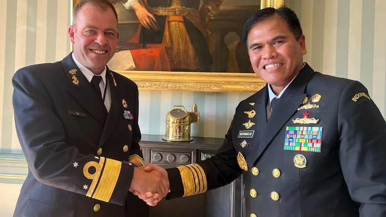 KSAL Laksamana Ali dan Pimpinan AL Belanda Sepakat Tingkatkan Kerja Sama Latihan dan Pendidikan