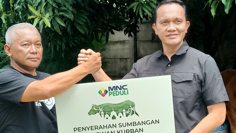MNC Peduli Salurkan Hewan Kurban lewat Kodim 0503 Jakbar, Dandim: Terima Kasih!