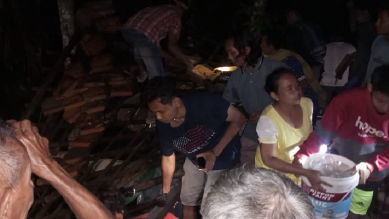 4 Warga Gunungkidul Luka-Luka Tertimpa Reruntuhan, 1 di Antaranya Patah Tulang