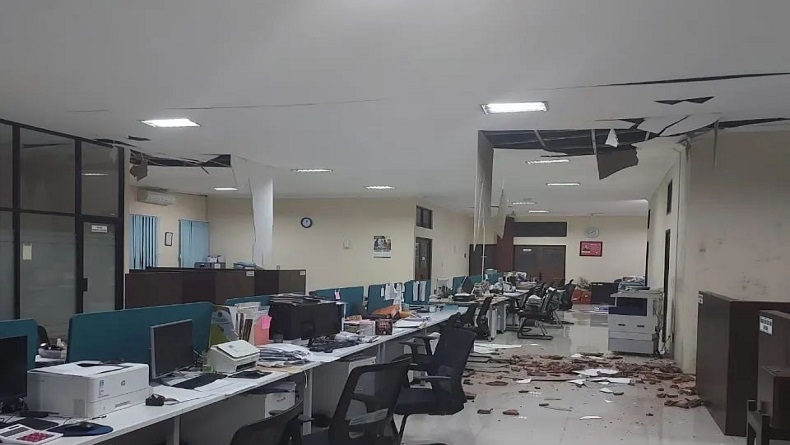 Gempa Bantul Sebabkan Sejumlah Bangunan di Pacitan Rusak, Tembok RSUD dr Darsono Retak 