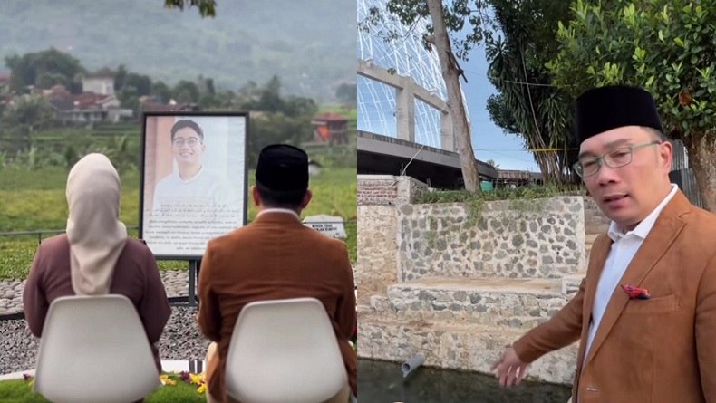Ada 4 Mata Air Jernih di Dekat Makam Eril, Ridwan Kamil: Semua untuk Masyarakat