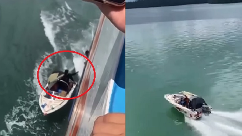 Viral Aksi James Bond di Dunia Nyata, Penumpang Dijemput Speedboat gegara Salah Kapal