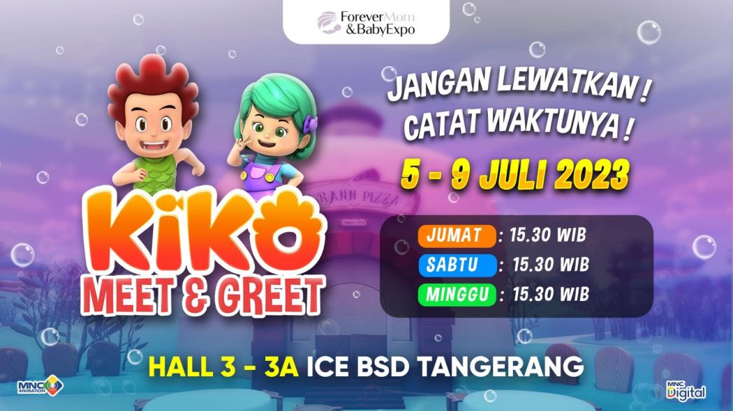 Meet & Greet Kiko dan Lola Meriahkan Liburan Sekolah di FOMBEX 2023