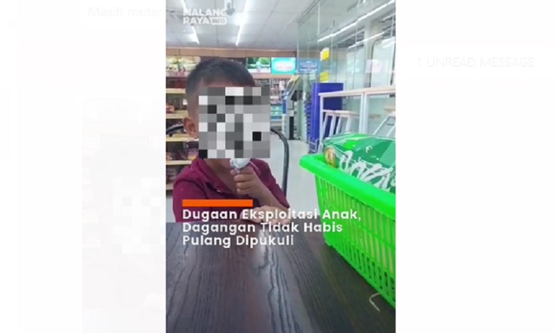 Viral Anak di Malang Mengaku Dipaksa Orang Tua Jualan Roti dan Dipukuli 