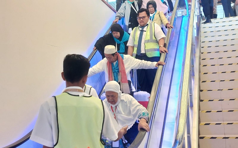 400 Jemaah Haji Kloter Pertama Tiba di Bandara Soetta Sore Ini