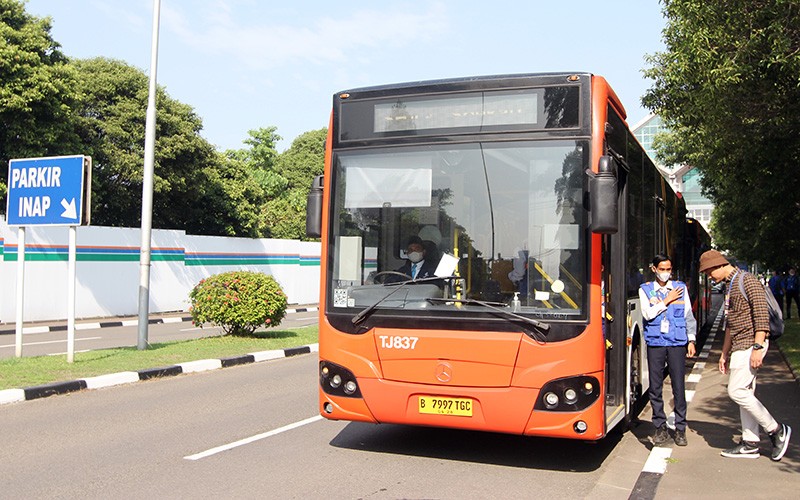 Transjakarta Rute Kalideres-Bandara Soetta Angkut 10.000 Penumpang selama Uji Coba