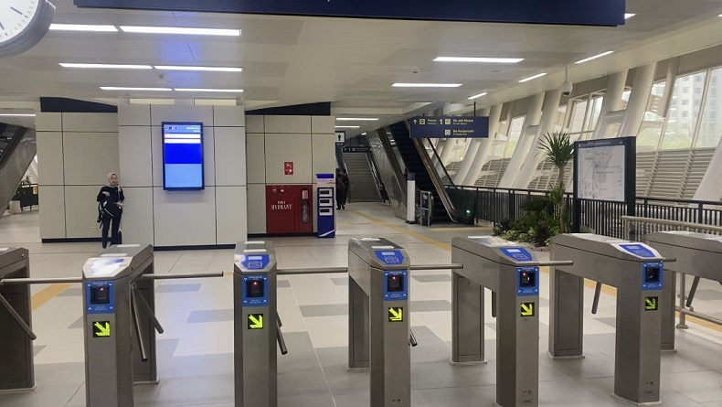 LRT Jabodebek Segera Dijajal Warga, Ini Penampakan Stasiun Dukuh Atas