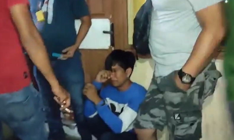 Maling HP di Pangkalpinang Nangis saat Ditangkap, Ngaku Hasil Curian untuk Beli Sabu