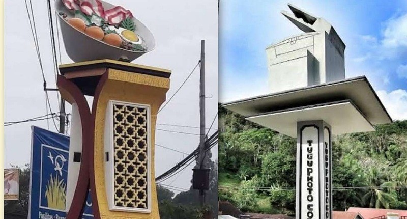 5 Pemandangan Tugu di Indonesia dengan Desain Unik, Ada Bubur Ayam hingga Mesin Fotokopi 