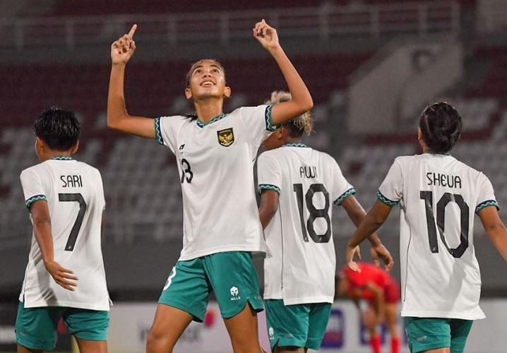 Claudia Scheunemann Cetak Gol Jarak Jauh, Timnas Putri Indonesia Bungkam Bahrain