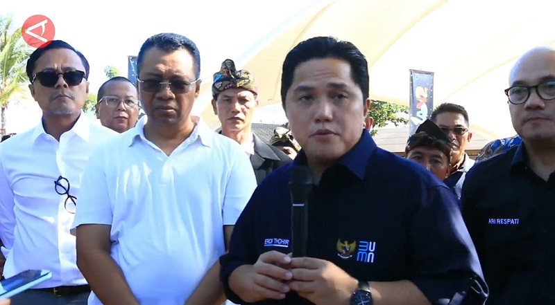 Resmikan 3 Proyek di Mandalika, Erick Thohir: Harus Bermanfaat Bagi UMKM