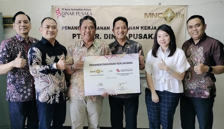 MNC Life Kerja Sama dengan BPR Dinar Pusaka Berikan Layanan Asuransi Jiwa Kredit 