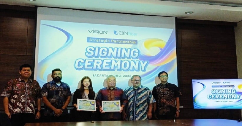 Vision+ dan CBN Resmi Mulai Kolaborasi untuk Hadirkan Konten Hiburan Digital kepada Masyarakat Indonesia