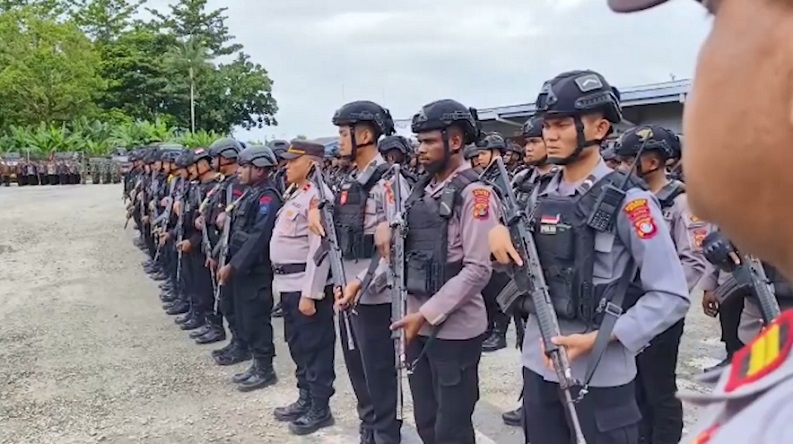 Pengamanan Khusus Kunjungan Wapres, Polda Papua Kerahkan Personel