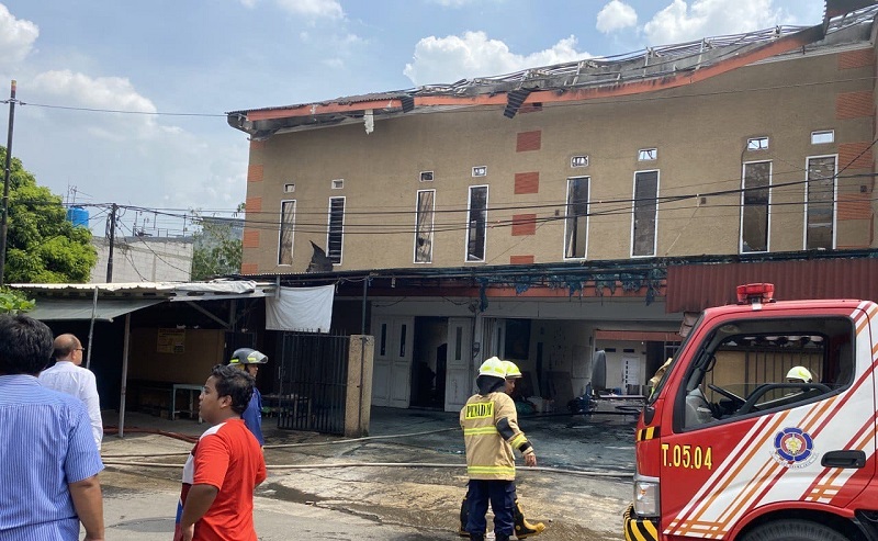 Kebakaran Landa Rumah Usaha Katering di Bekasi gegara Lupa Matikan Kompor