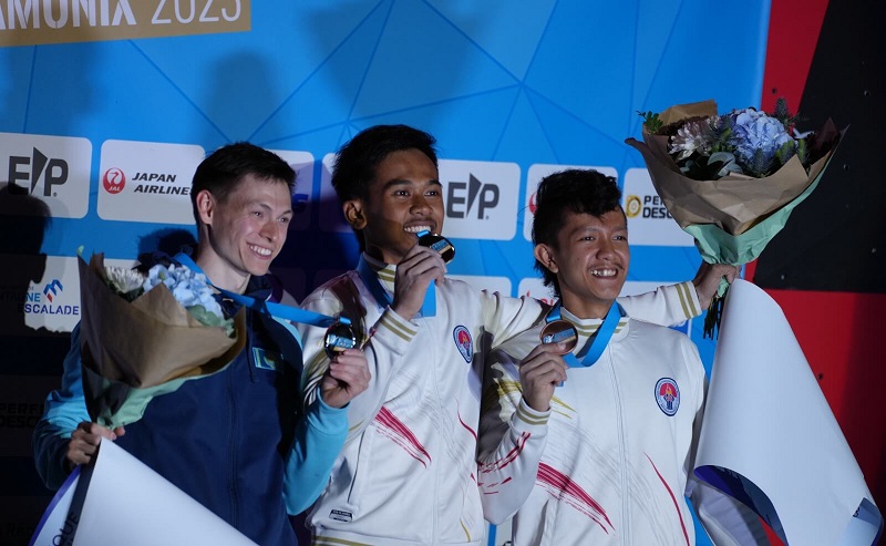 Indonesia Sabet 2 Emas di Piala Dunia Panjat Tebing, DPR: Harumkan Nama Bangsa