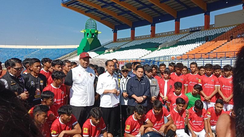 Jokowi Apresiasi Capaian Erick Thohir: Bisa Mengubah Total Manajemen PSSI