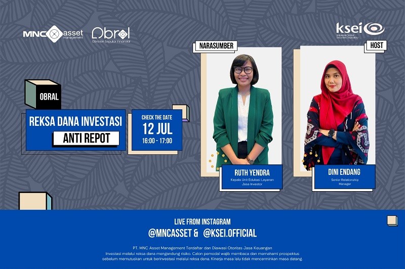 Simak IG Live MNC Asset dan KSEI Sore Ini, Reksa Dana Investasi Anti Repot