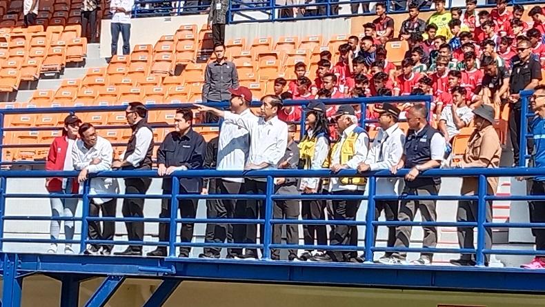 Presiden Jokowi Cek Kesiapan Stadion Si Jalak Harupat Bandung Jadi Venue Piala Dunia U-17