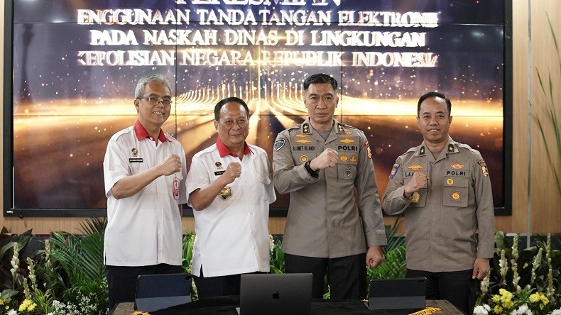 Polri Siap Gunakan Tanda Tangan Elektronik, Sudah Tersertifikasi BSSN