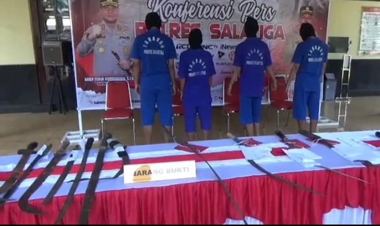 Aksi Brutal Geng Motor di Salatiga, Bacok 3 Pesilat dan Aniaya 2 Pemuda hingga Luka Parah