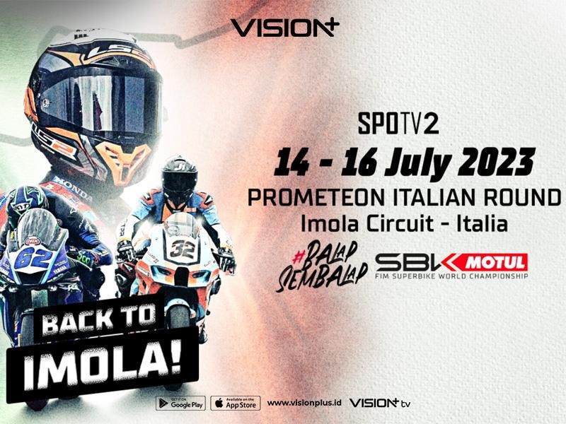 Balapan Semakin Seru, Berikut Jadwal World Superbike Italia 2023 di Vision+