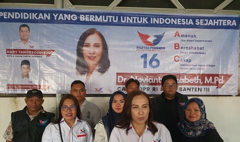 Usung Pendidikan Bermutu, Caleg DPR Partai Perindo Novianty Elizabeth Gelar Konsolidasi di Ciputat Tangsel