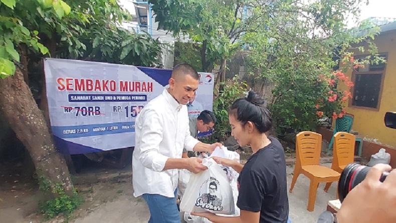 Ringankan Beban Masyarakat, Pemuda Perindo Gelar Bazar Sembako Murah di Matraman