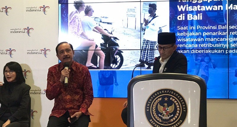 Turis Asing Liburan ke Bali Dikenakan Retribusi Rp150.000, Sandiaga Uno: Harus Disosialisasikan