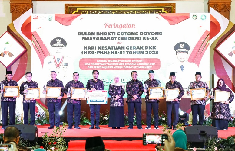 Guna Turunkan Kemiskinan Ekstrem dan Stunting, Gubernur Khofifah Ajak Tingkatkan Sinergi