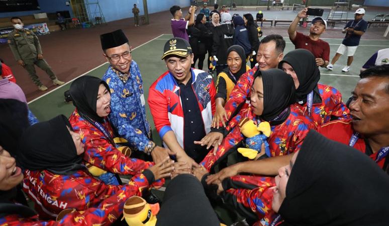  PORNAS XVI KORPRI 2023, Tim Tenis Ganda Putri Jateng Raih Medali Emas