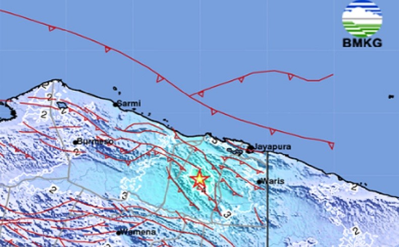 Gempa M5,2 Guncang Jayapura Rabu Malam, BMKG Sebut Aktivitas Sesar Aktif 