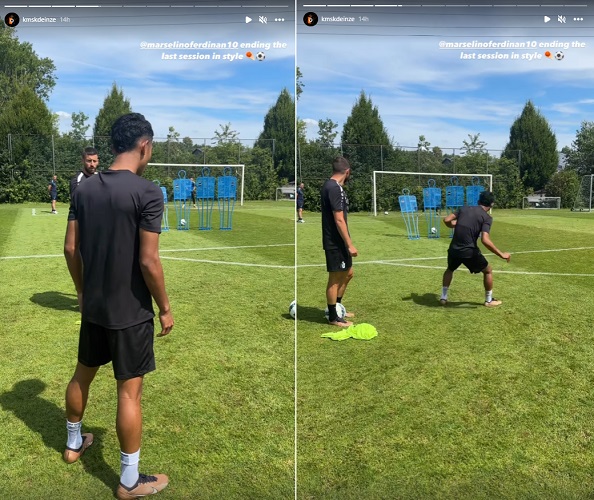 Marselino Ferdinan Pamer Free Kick Indah ala Cristiano Ronaldo, Disorot KMSK Deinze