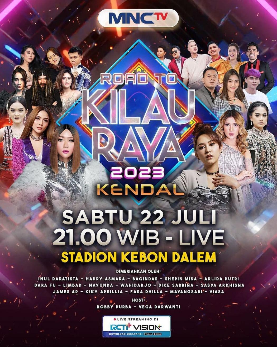 Siap-Siap, Konser Musik Spesial Road To Kilau Raya MNCTV Bakal Sambangi Warga Kendal