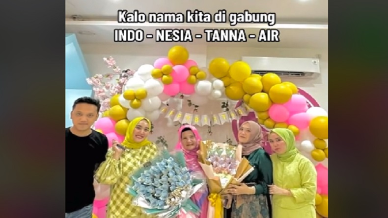 Bukti Cinta ke Negara, Ibu Ini Beri Nama Keempat Anaknya Indonesia Tanah Air
