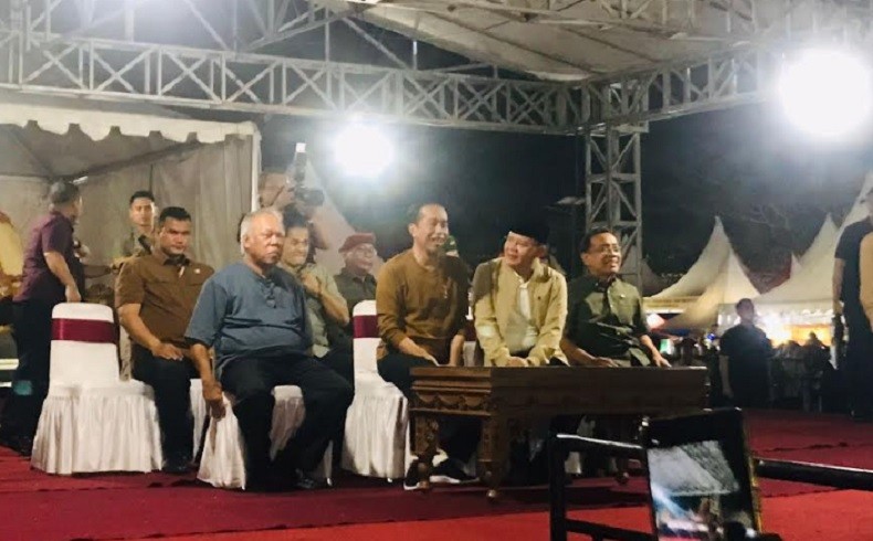 Presiden Jokowi Hadiri Festival Tabut 2023 di Lapangan Merdeka Bengkulu