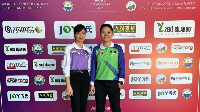 2 Pebiliar Indonesia Silviana Lu dan Annita Kanjaya Beraksi di WCBS Continental Teams Championship 2023