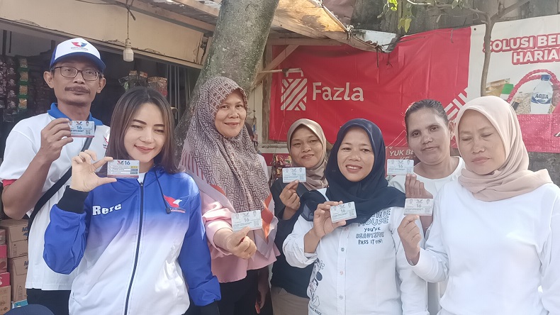 DPW Baja Jabar Bersama DPD Perindo Depok Sapa Warga dan Sosialisasikan KTA Berasuransi di Mampang