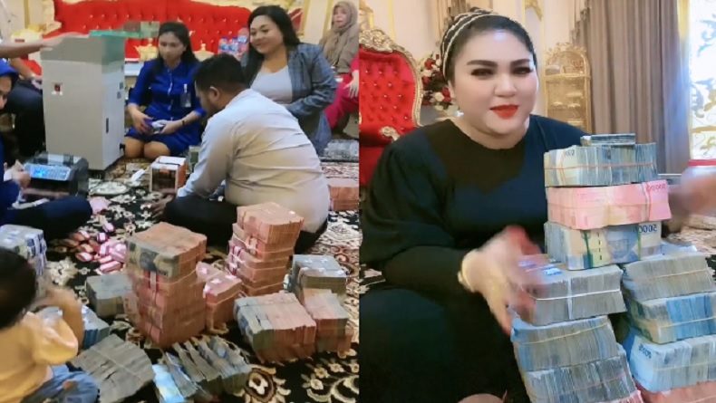 Viral Lagi Mira Hayati Bos Skincare di Makassar Setor Gepokan Uang, Teller Bank sampai Datang ke Rumah
