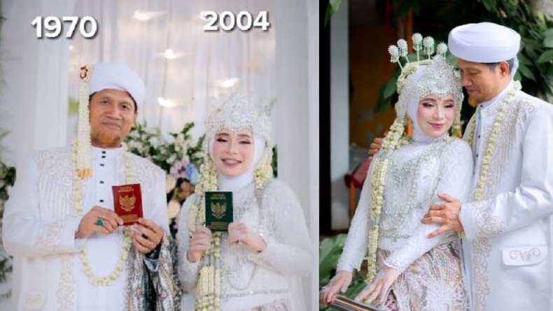 Viral Pernikahan Beda Usia 34 Tahun seperti Ayah-Anak, Netizen: Umur Hanyalah Angka
