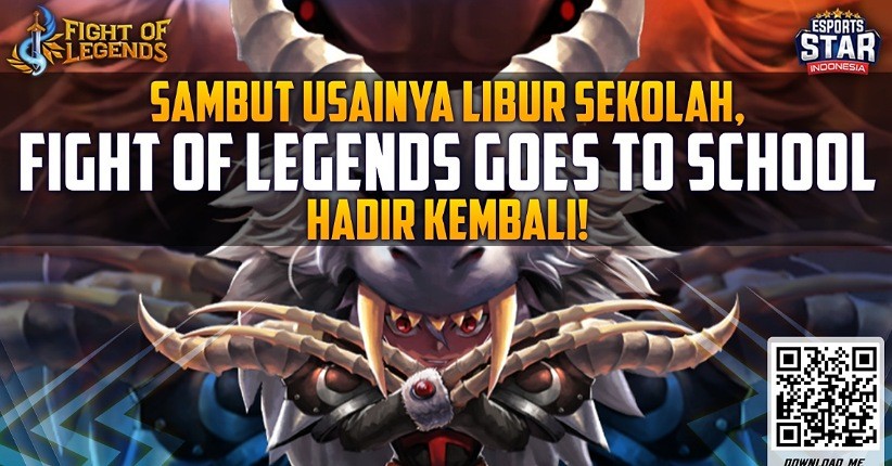 Sambut Usainya Libur Sekolah, Fight of Legends Goes to School Hadir Kembali!