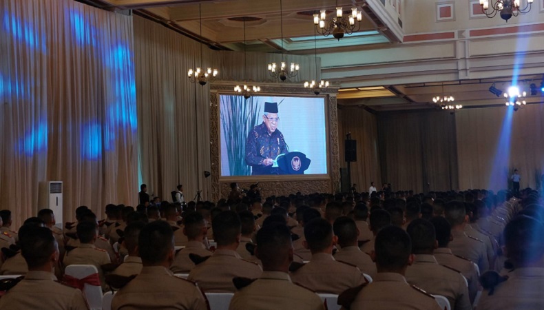 Wapres Harap Capaja TNI-Polri Jadi Garda Terdepan Ayomi Masyarakat
