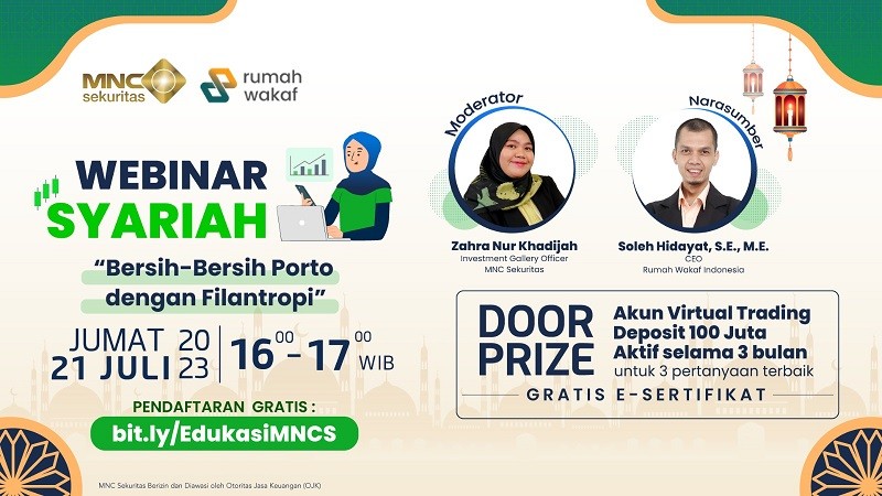 Cara Bersih-Bersih Portofolio dengan Filantropi di Aplikasi MotionTrade, Ikuti Webinar Gratis MNC Sekuritas Sore Ini