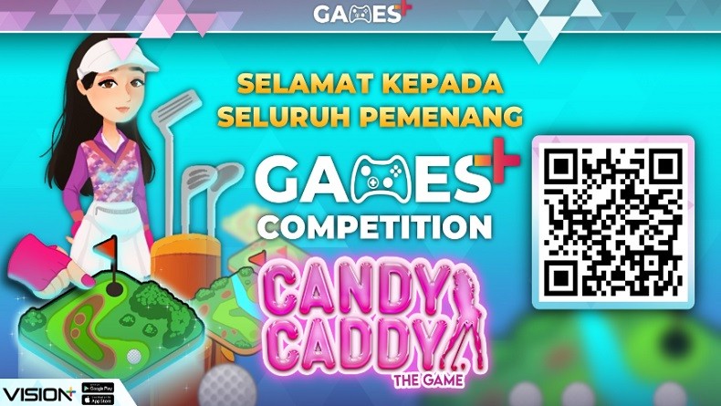Cek Leadeboard untuk Tahu Pemenang Games+ Competition Game Candy Caddy!
