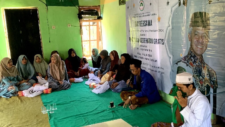 Jemaah Majelis Taklim di Leuwiliang Bogor Doakan Ganjar Pranowo Jadi Presiden pada 2024