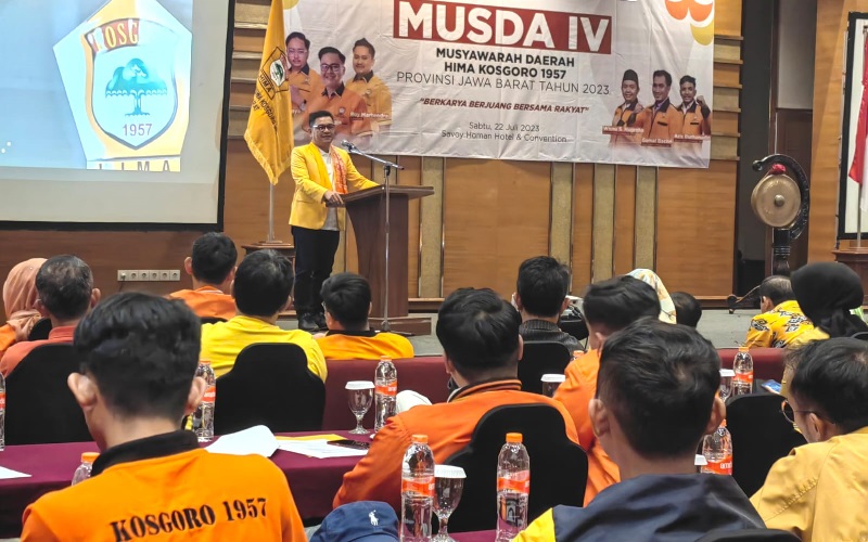 Buka Musda Hima Kosgoro 1957, Ketua DPD Golkar Jabar: Mahasiswa Harus Melek Politik