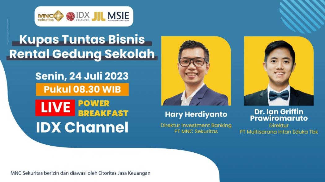 Saksikan Talkshow IDX Channel 