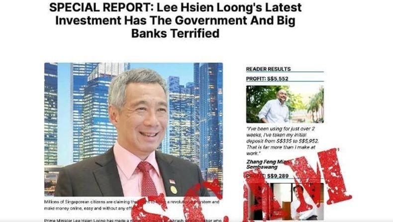 Waduh, Nama PM Singapura Lee Hsien Loong Dicatut untuk Penipuan Investasi
