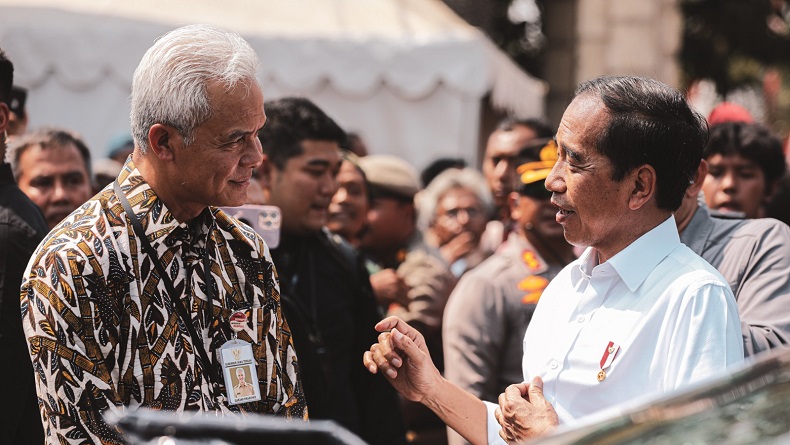 Presiden Jokowi Puji Jalan Jateng di Hadapan Ganjar: Kondisinya 88 Persen Bagus