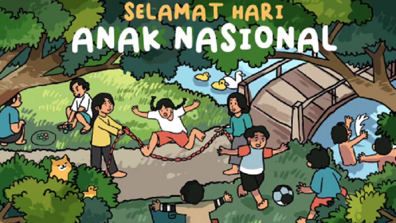 Hari Anak Nasional, Jokowi Berpesan Beri Kesempatan Anak Tumbuh Bebas dan Ceria